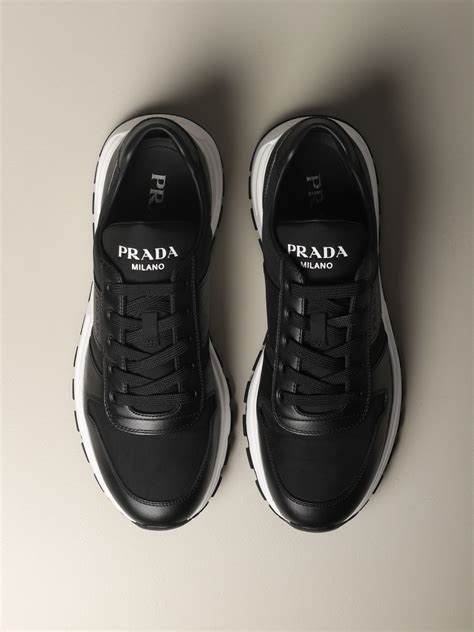 prada sneaker männer|Prada denim sneakers.